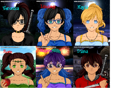 My Female Demigod OC's