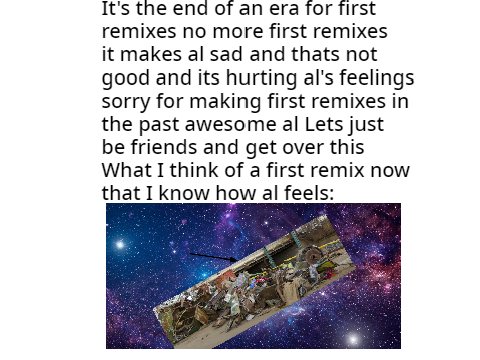 first remix