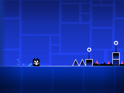 Black & White Geometry Dash