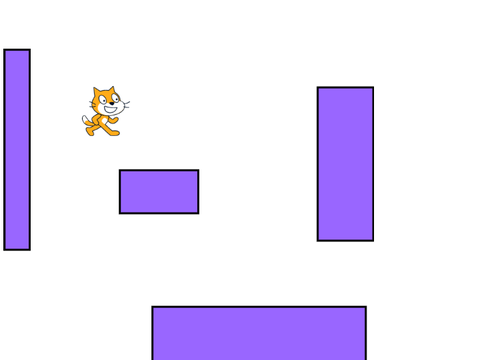 less-simple walk with custom blocks