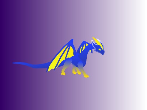 Dragon walking