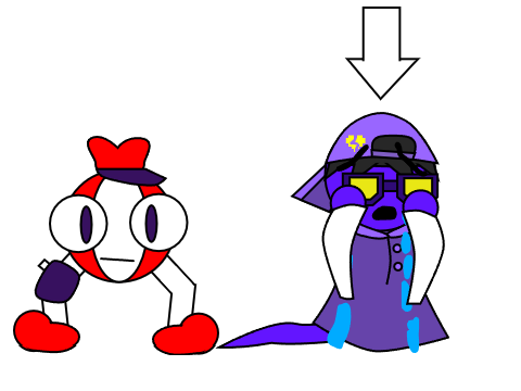 Ruptoll and Pheliphinne but Pheliphinne is crying