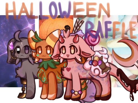 CLOSED 580+ Followers Halloween Raffle!