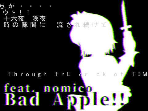【ニココメ付きβ】Bad Apple!! feat. nomico