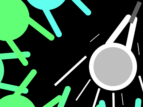 Zombie Apocalypse Boids simulation