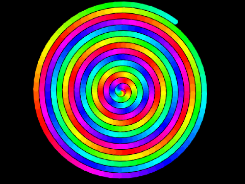 Spiral thingy that reacts to how much sound u make