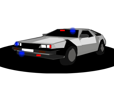 SVHP Unmarked Delorian police car