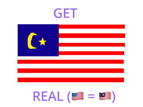 Us flag is malay Flag!