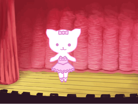 ballerina kitty drawing
