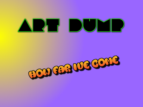 art dump! how far i have come✏ 4 month special!