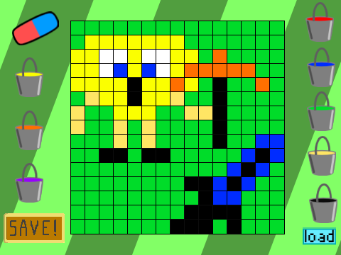 Pixel-Art (simple save & load system) 