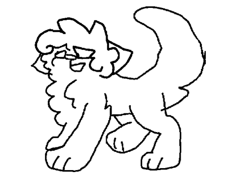 quick random cat sketch i did qwq