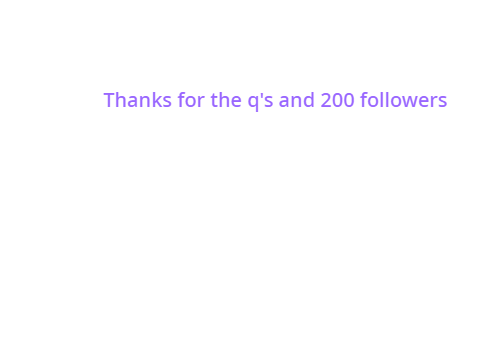 Q&A 200 follower special answers!