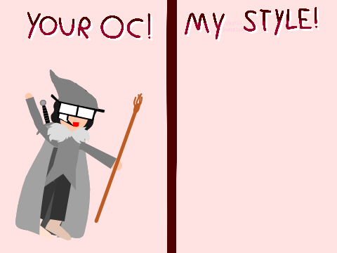 I'll draw your OC's in my style!  remix