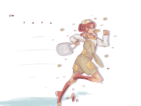 I'm late!! (quite literally) || Gatcha Adopt entry