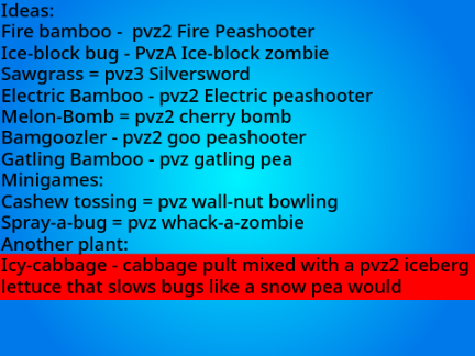 my ideas for pvb2!