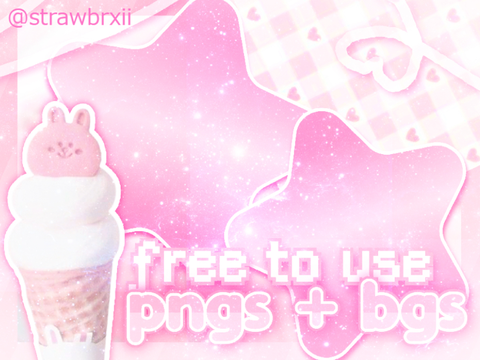 ᕱᕱ ☆ f2u pngs + bgs !!