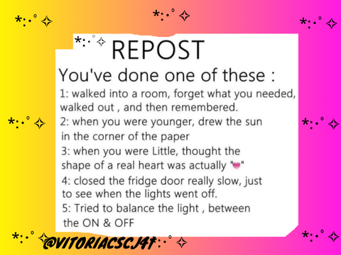 *:･ﾟ✧Repost if you´ve done these*:･ﾟ✧ remix remix