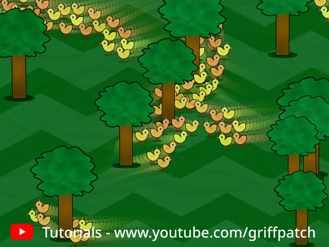 Chicks, Boids, Sorting and Trails!