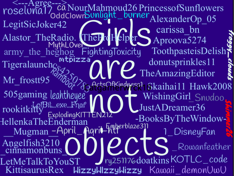 GIRLS ARE NOT OBJECTS remix remix remix remix remix remix remix remix remix remix remix rem… … remix