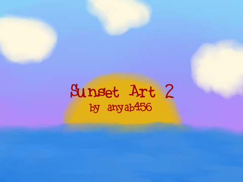 Sunset art | Parallax