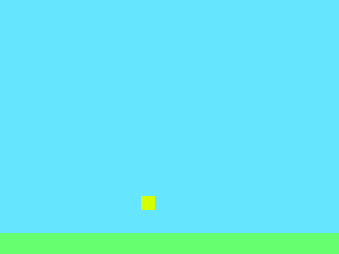 Cube runner (infinite scrolling)