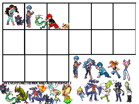 ADD YOURSELF AS A POKEMON TRAINER AND REMIX! [1][1]É remix