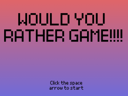 Would you rather?? remix