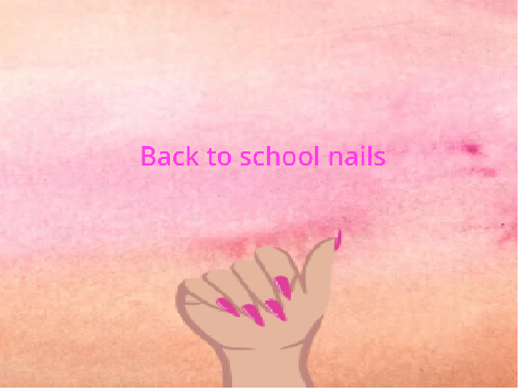 Back to school nails