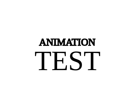 ANIMATION TEST