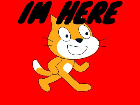 Scratch cat is coming