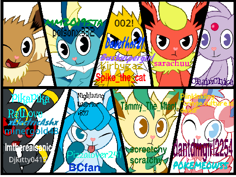 Sign your name beside ur favorite eeveelution! remix remix remix remix remix remix remix r..…… remix