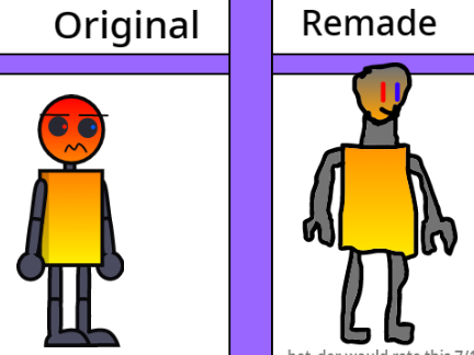 remake my character and i will rate it remix remix