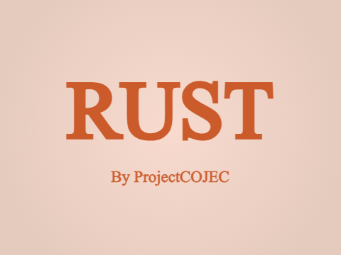Rust (Chapters 1-3)