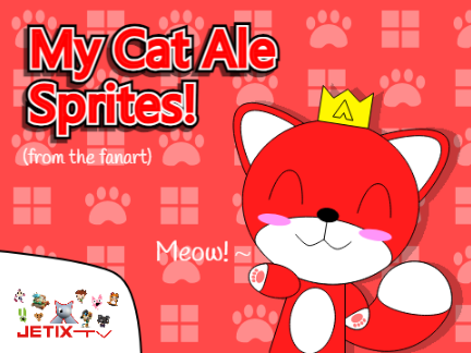 My Cat Ale Sprites (from the Fanart)