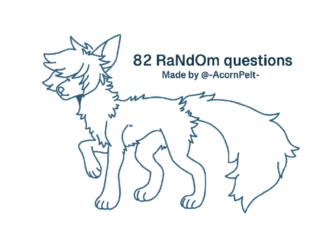 82 RaNdOm questions remix