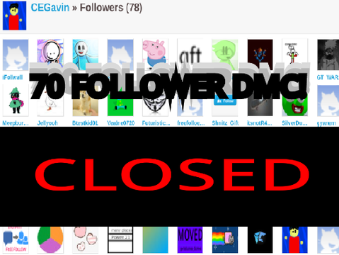 CLOSED || 70 Followers DMC!!! ||