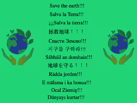 Save The Earth!!!
