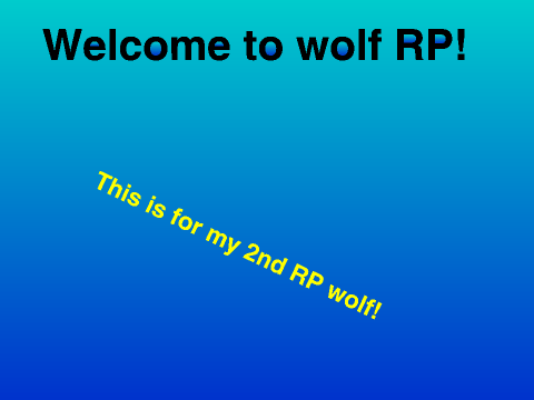 Wolf RP Amber Haze