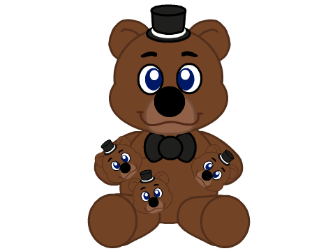 Honk Nightmare Freddy Plushie's Nose