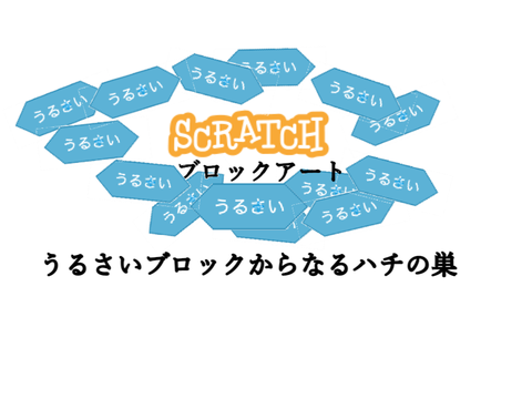 うるさいブロックからなるハチの巣