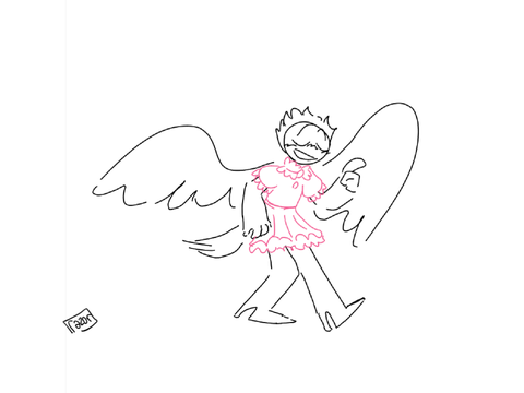 look at him go