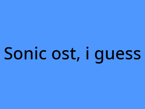 sonic ost