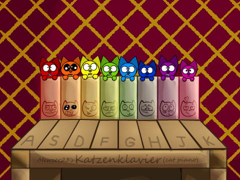 Interactive Katzenklavier Picked up sounds!