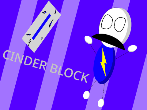 CINDER BLOCK #cinderblock #fall #all #AHHHH #funny# #lasers #lightning #lawyers #animation