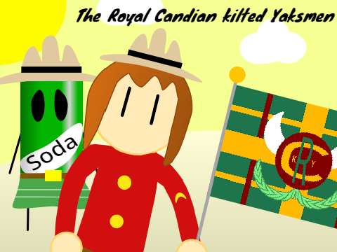 Royal Canadian kilted Scratch-men (Dr3amT3am shorts)