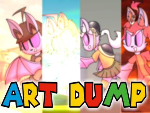 mario powerup art dump!
