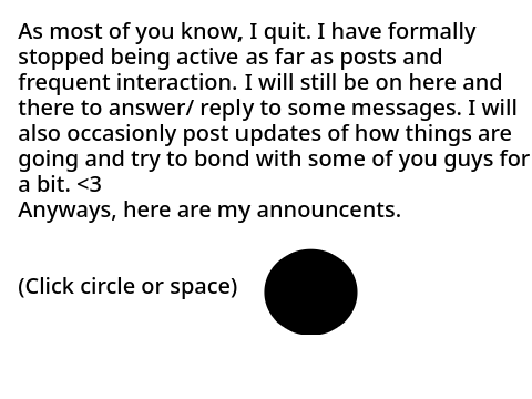 UPDATES- IMPORTANT
