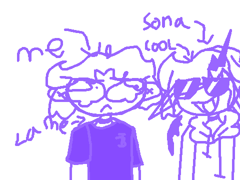 when your sona makes you cry sometimes