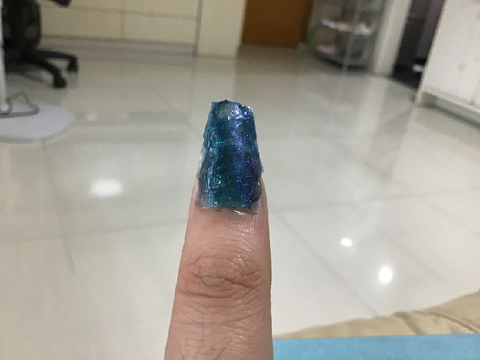 Galaxy nail colour